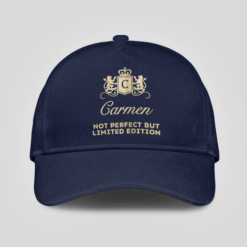 Not Perfect But Limited Edition Crest Logo Navy Cap CARMEN 13K1 C160PF