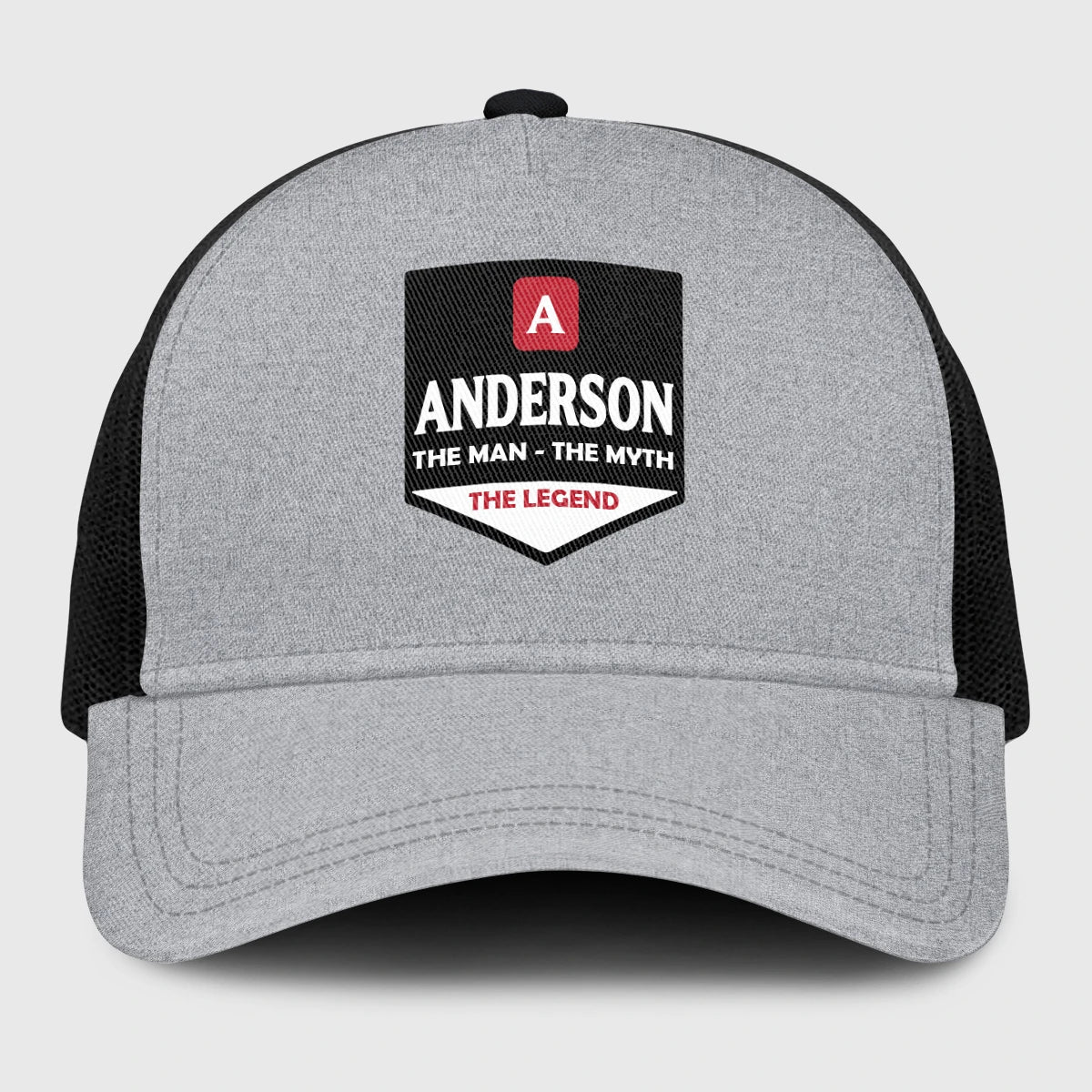 The Man The Myth The Legend Gray Mesh Cap ANDERSON 13K1 C189PF