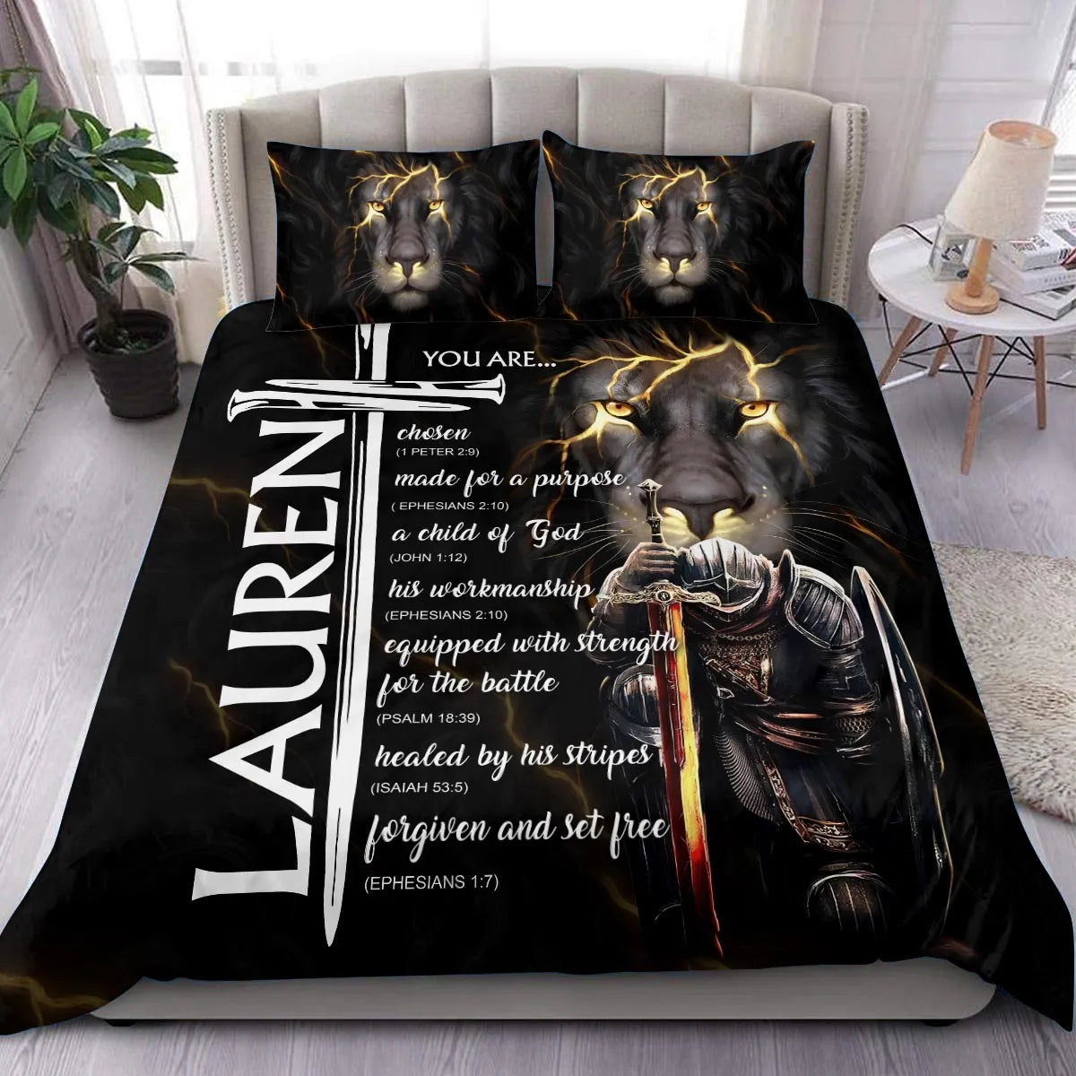 LAUREN Limited Edition Personalized Bedding Set 13K1-BS1