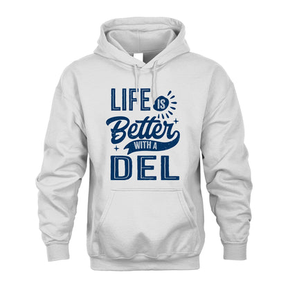DEL 13K1-116 Personalized Name Quote T-Shirt Life Is Better With Unisex Gift