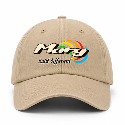Your Name Built Different Retro Washed Cap MARY 13K1 C55PF