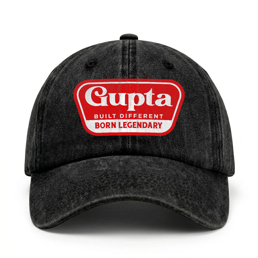 Built Different Born Legendary Red Logo Washed Cap GUPTA 13K1 C63PF