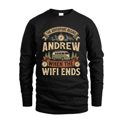 ANDREW 13K1-547 The Adventure Begins Name When The Wifi Ends