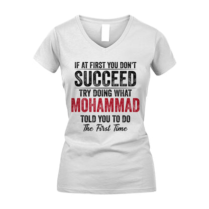 MOHAMMAD 13K1-357 If At First You Don't Succeed...