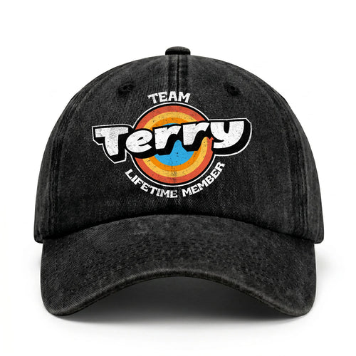 Team Your Name Lifetime Member Logo Cap TERRY 13K1 C66PF