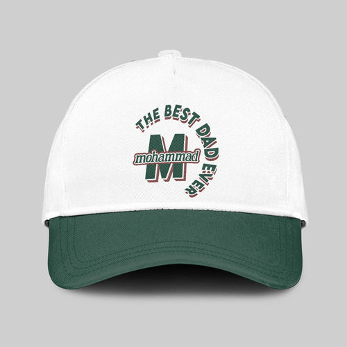 The Best Dad Ever Custom Name Cap MOHAMMAD 13K1 C35PF