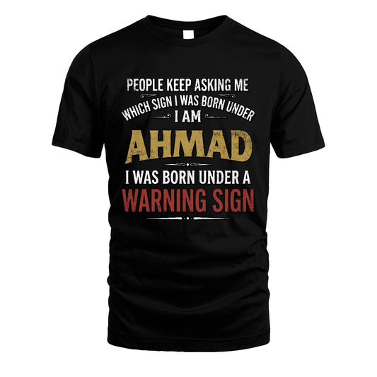 AHMAD 13K1-562 People Keep Asking Me ...