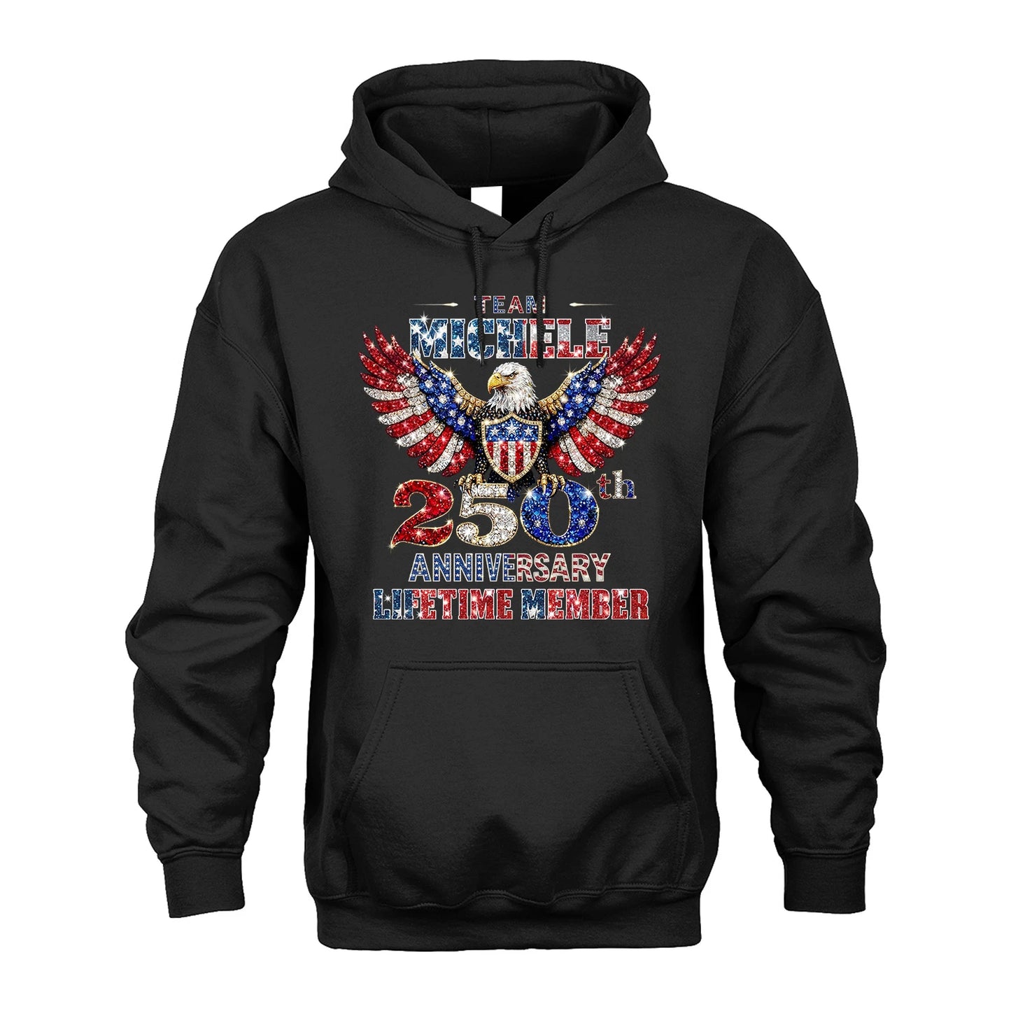 MICHELE 13K1-523 Personalized "Team...Lifetime Member" America 250 Design