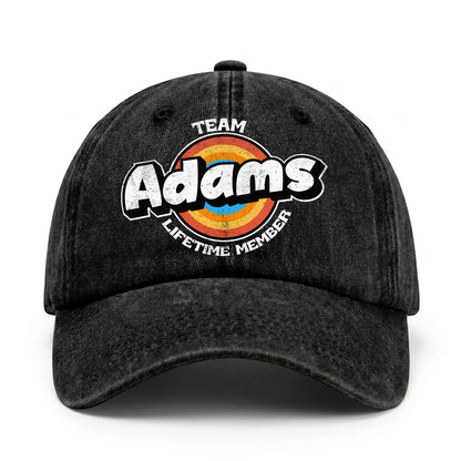Team Your Name Lifetime Member Logo Cap ADAMS 13K1 C66PF