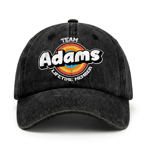 Team Your Name Lifetime Member Logo Cap ADAMS 13K1 C66PF