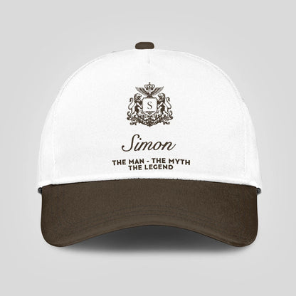 The Man The Myth The Legend Brown Cap SIMON 13K1 C47PF