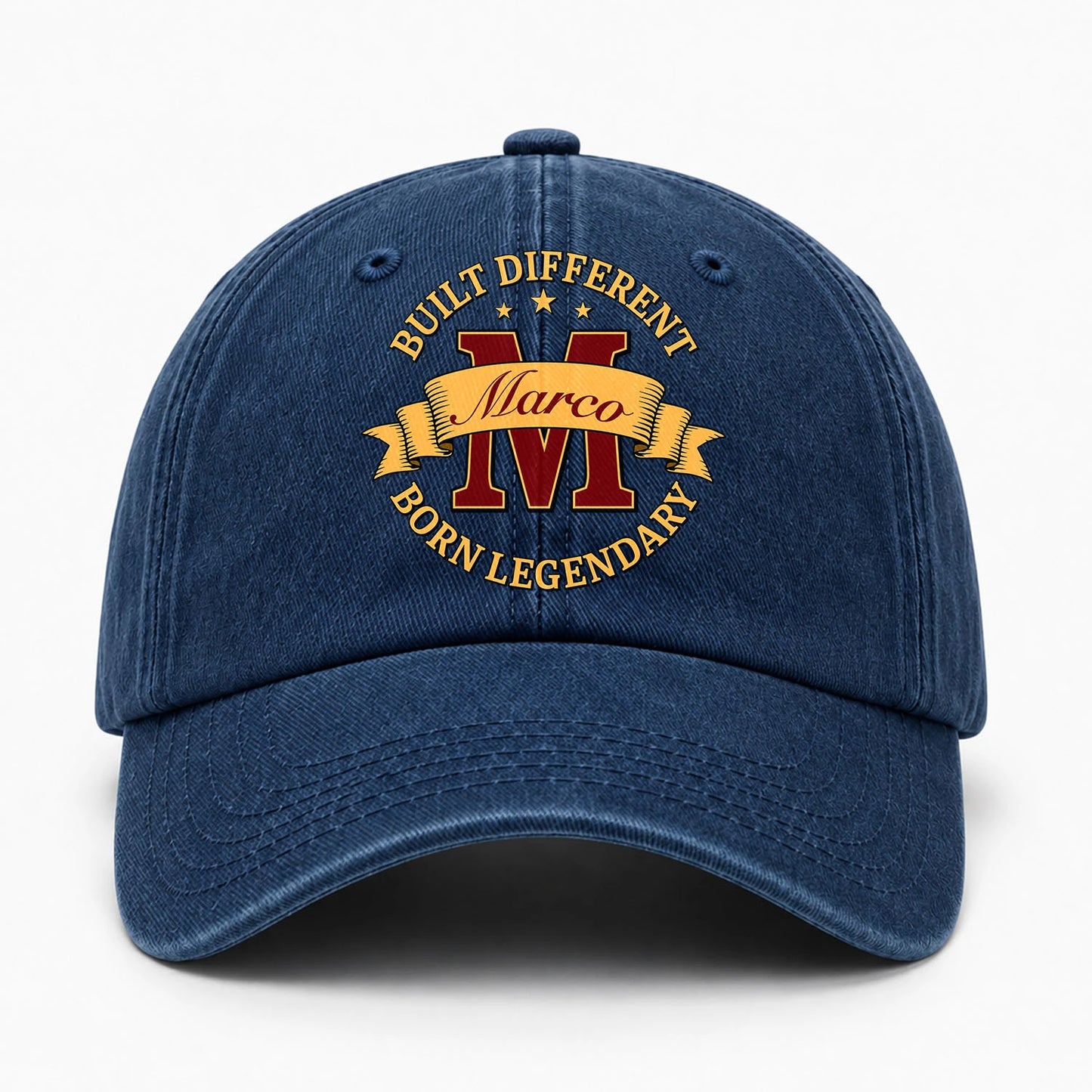 Built Different Born Legendary Royal Washed Cap MARCO 13K1 C71PF