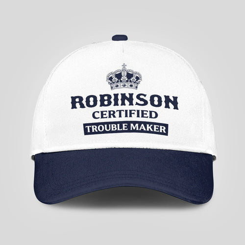 Certified Your Name Trouble Maker Washed Cap ROBINSON 13K1 C148PF