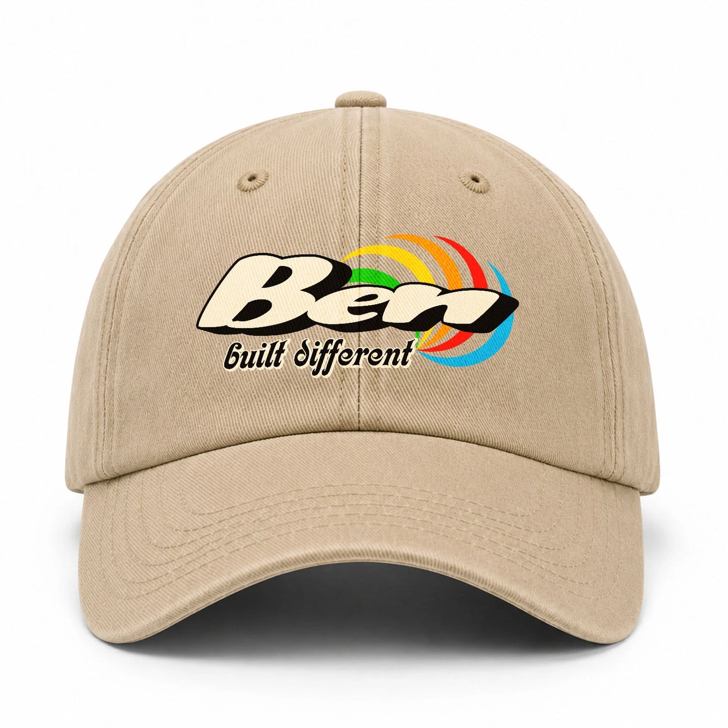 Your Name Built Different Retro Washed Cap BEN 13K1 C55PF