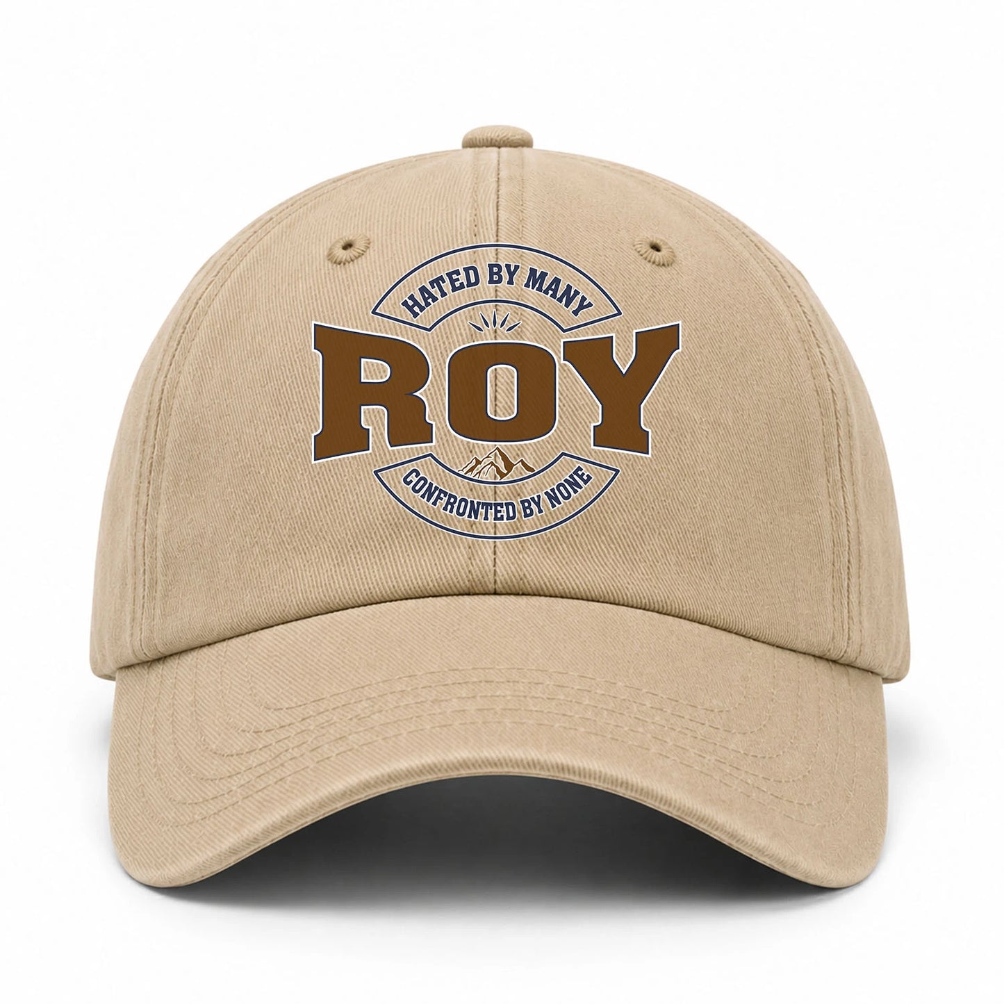 Hated By Many Confronted By None Washed Cap ROY 13K1 C36PF