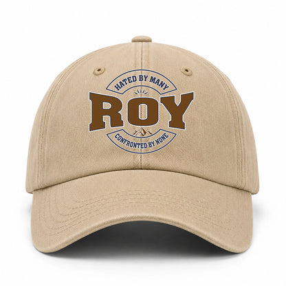 Hated By Many Confronted By None Washed Cap ROY 13K1 C36PF