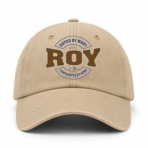 Hated By Many Confronted By None Washed Cap ROY 13K1 C36PF