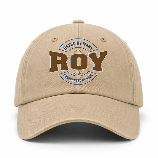 Hated By Many Confronted By None Washed Cap ROY 13K1 C36PF
