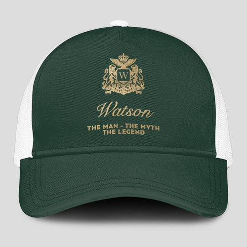 The Man The Myth The Legend Sage Green Mesh Cap WATSON 13K1 C192PF