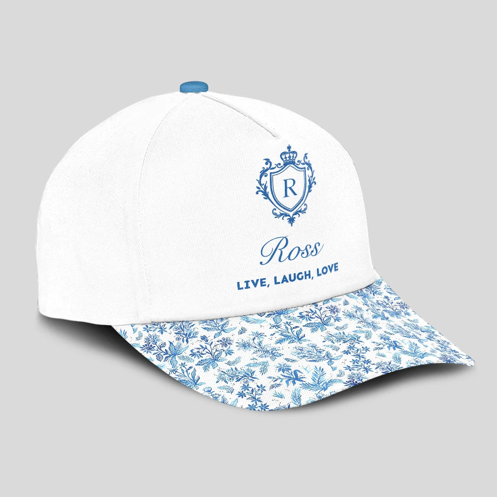 Live Laugh Love Flowers Pattern Cap ROSS 13K1 C109PF