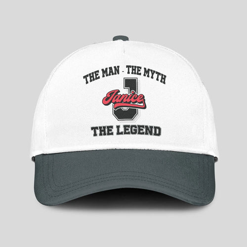 The Man The Myth The Legend Custom Initial Letter And Name Cap JANICE 13K1 C38PF