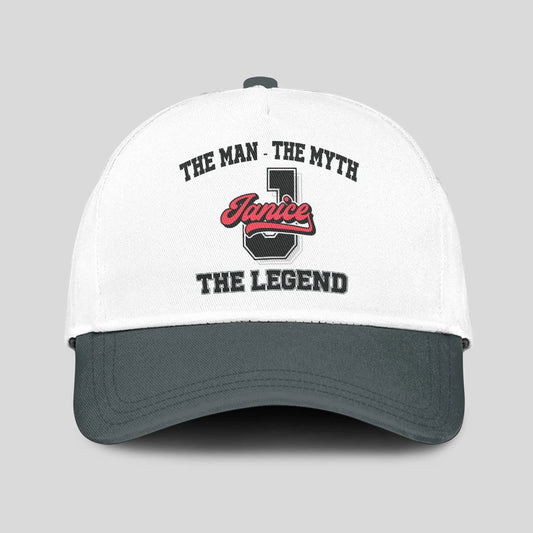 The Man The Myth The Legend Custom Initial Letter And Name Cap JANICE 13K1 C38PF