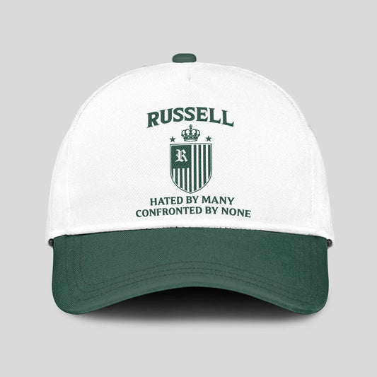 Hated By Many Confronted By None Luxury Logo Cap RUSSELL 13K1 C41PF