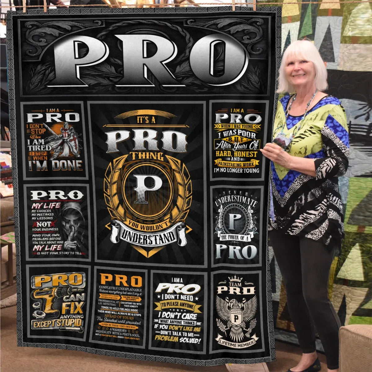 PRO Personalized Blanket | Custom Name Cozy Throw Gift 13K3-BK2