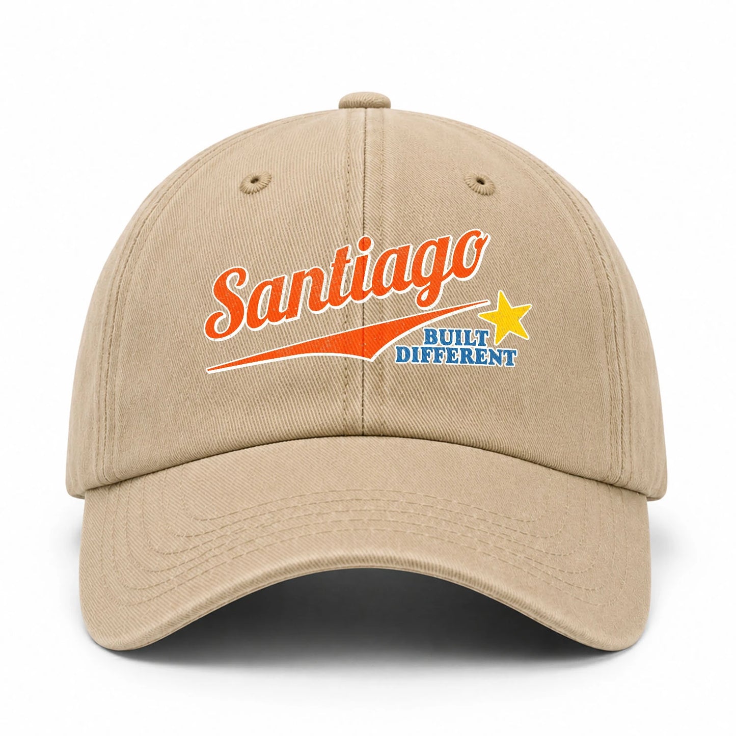 Your Name Built Different Logo Washed Cap SANTIAGO 13K1 C56PF
