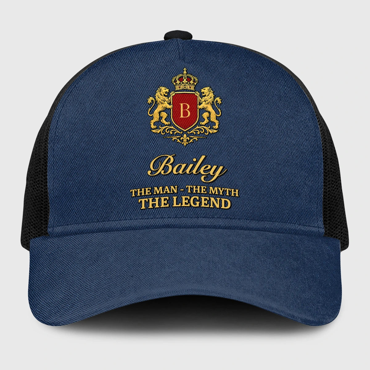 The Man The Myth The Legend Royal Blue Mesh Cap BAILEY 13K1 C187PF