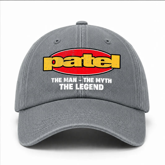 The Man The Myth The Legend Vintage Logo Washed Cap PATEL 13K1 C162PF