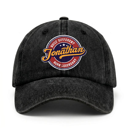 Built Different Born Legendary Logo Washed Cap JONATHAN 13K1 C65PF