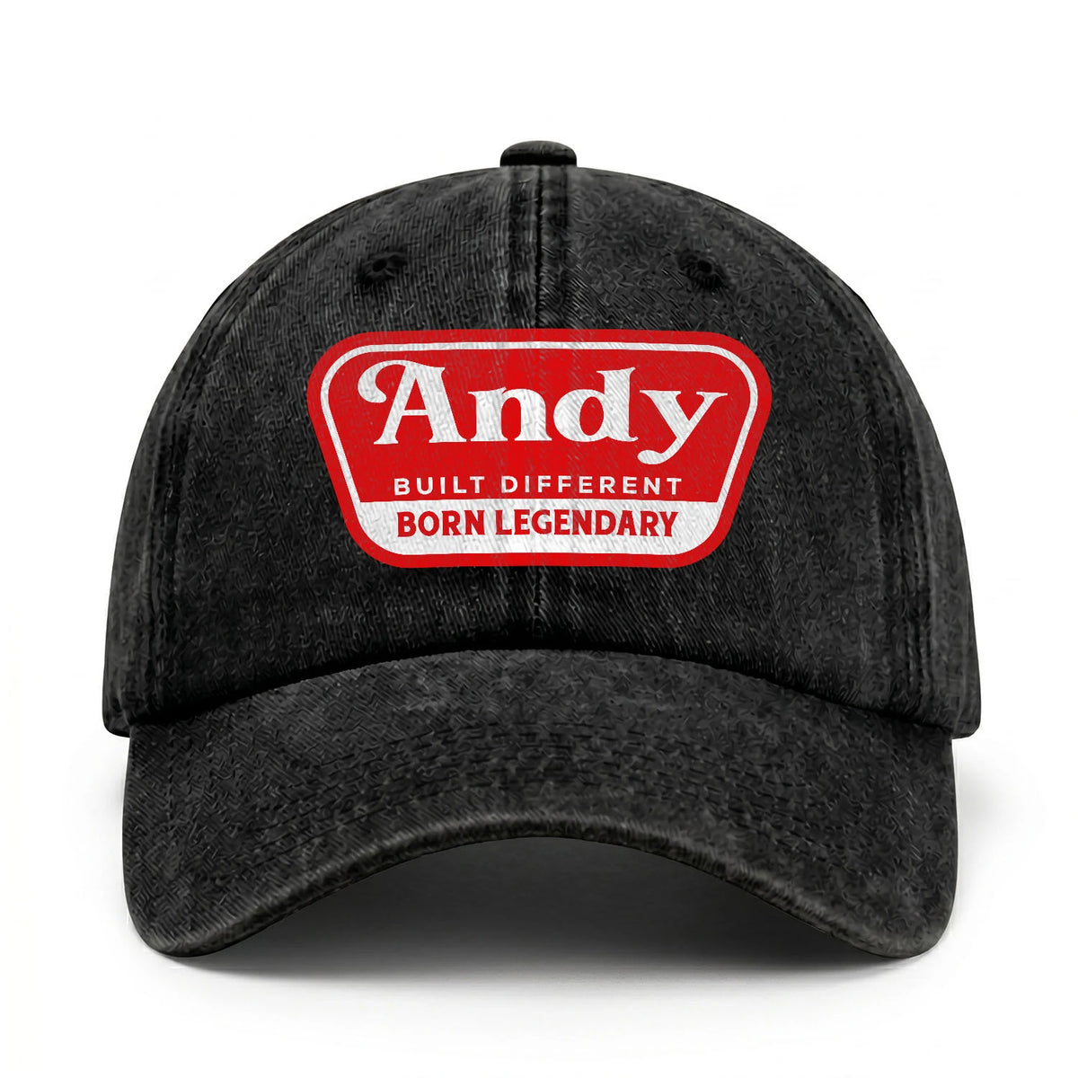 Built Different Born Legendary Red Logo Washed Cap ANDY 13K1 C63PF