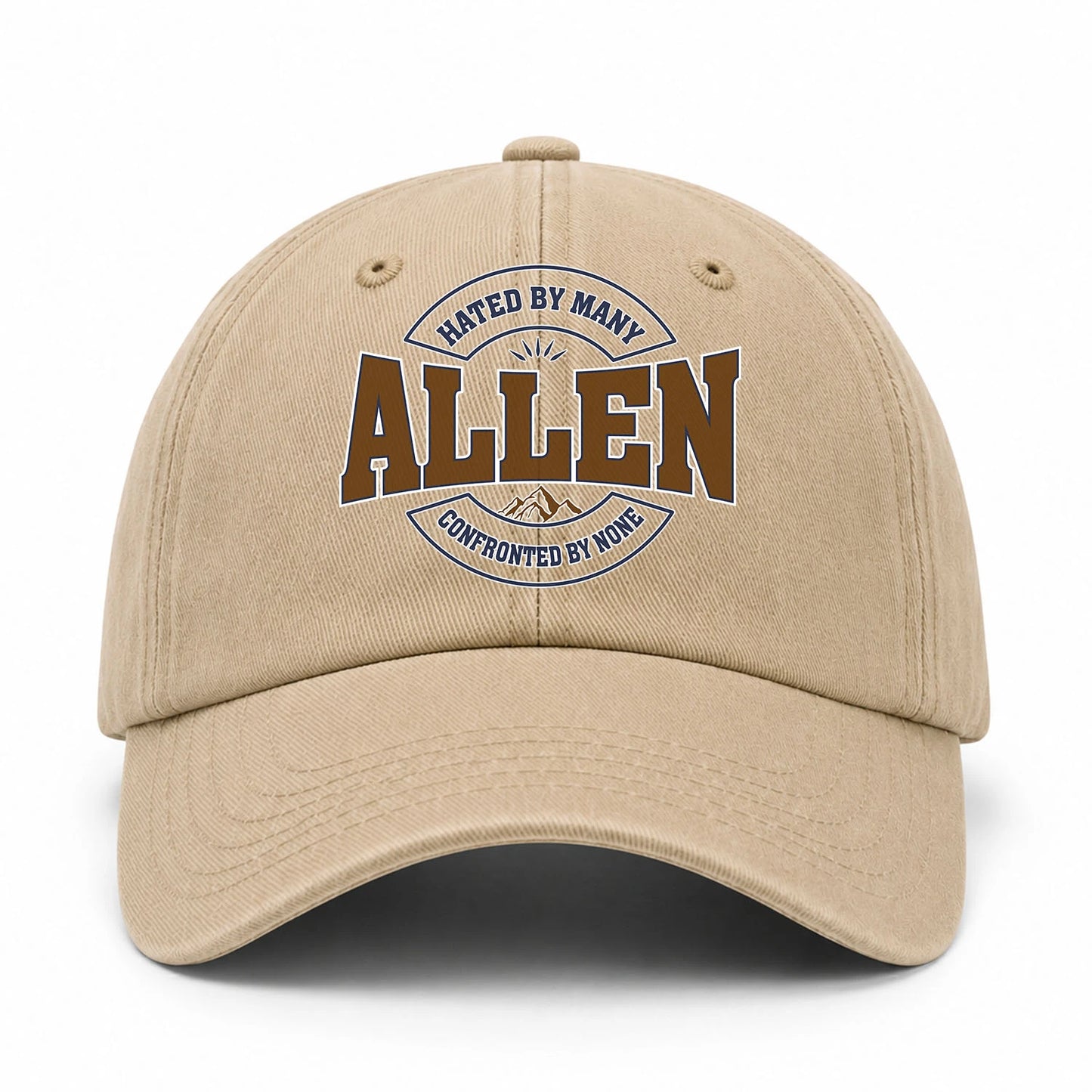 Hated By Many Confronted By None Washed Cap ALLEN 13K1 C36PF