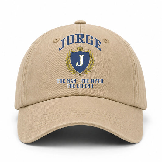 The Man The Myth The Legend Luxury Logo Cap JORGE 13K1 C34PF