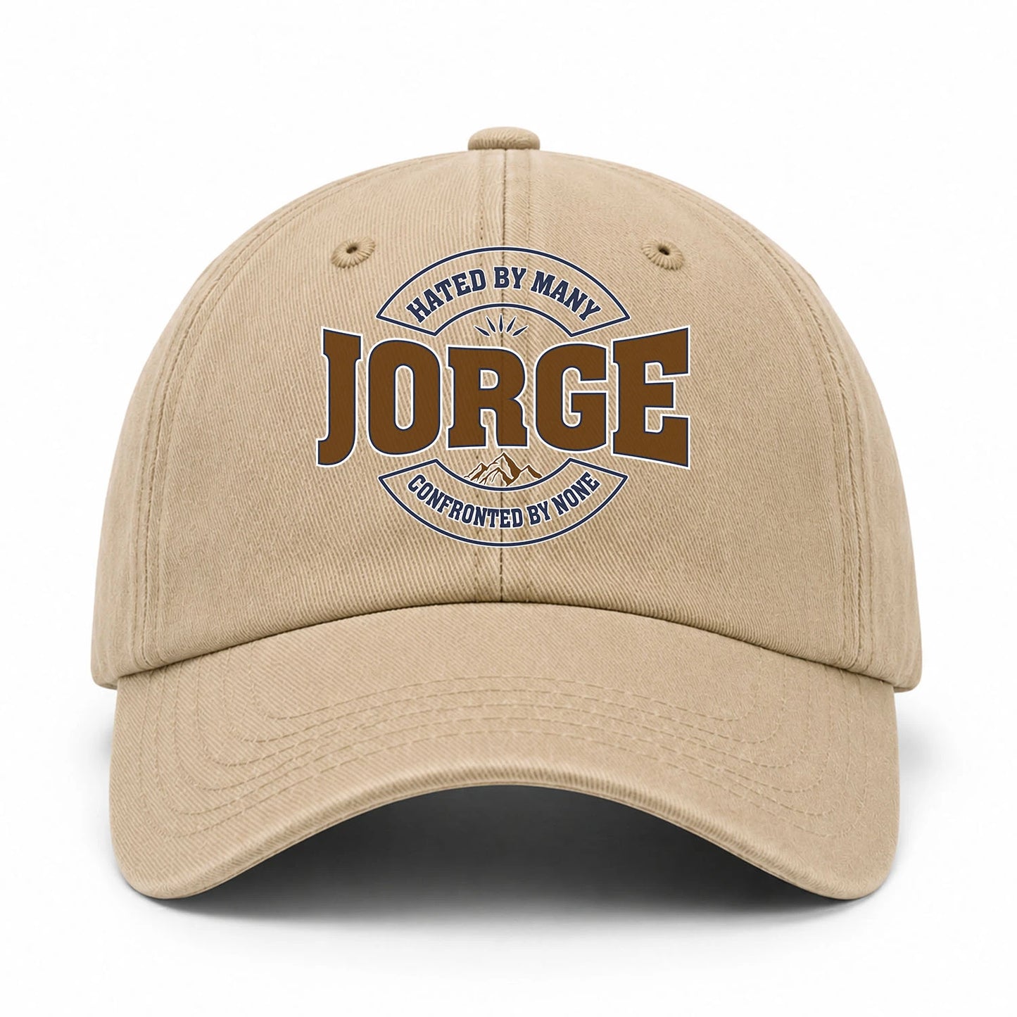 Hated By Many Confronted By None Washed Cap JORGE 13K1 C36PF