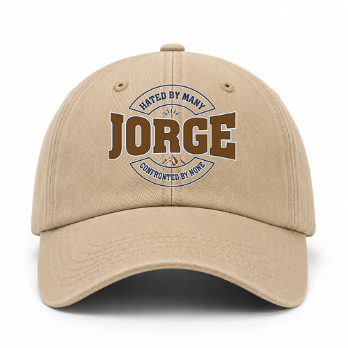 Hated By Many Confronted By None Washed Cap JORGE 13K1 C36PF
