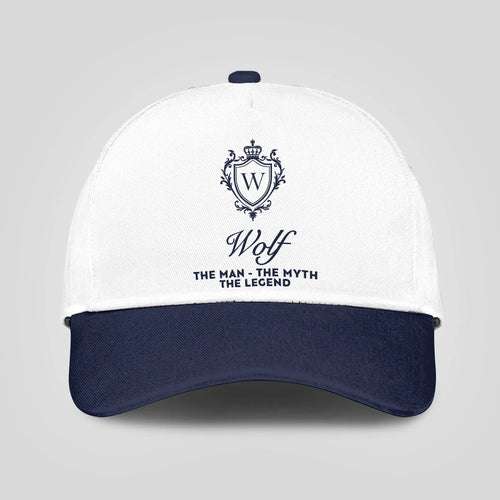 The Man The Myth The Legend Blue Cap WOLF 13K2 C46PF