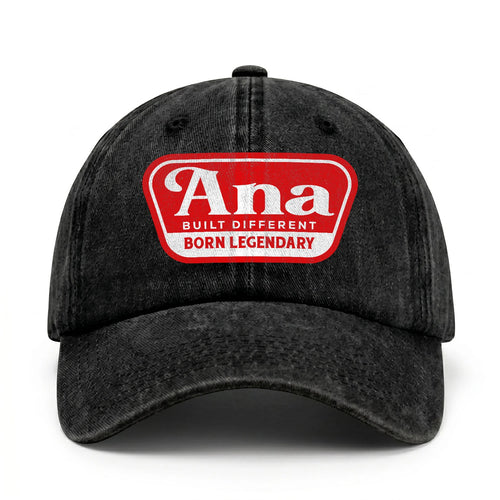 Built Different Born Legendary Red Logo Washed Cap ANA 13K1 C63PF