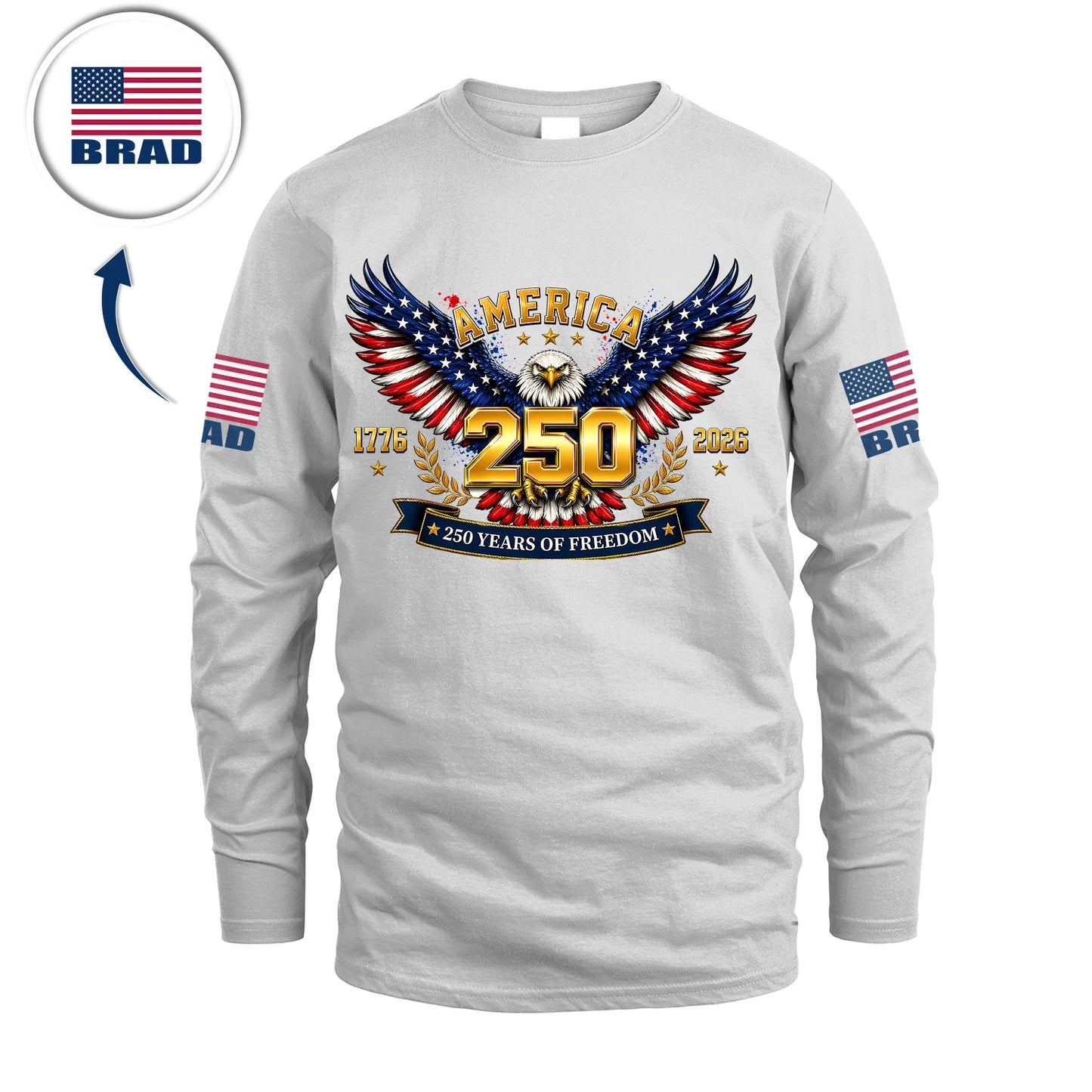 BRAD 13K1-550 America 1776-2026 250 Years of Freedom