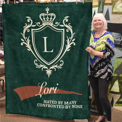 Hated by Many Confronted by None Old Money Blanket LORI 13K1 BK19