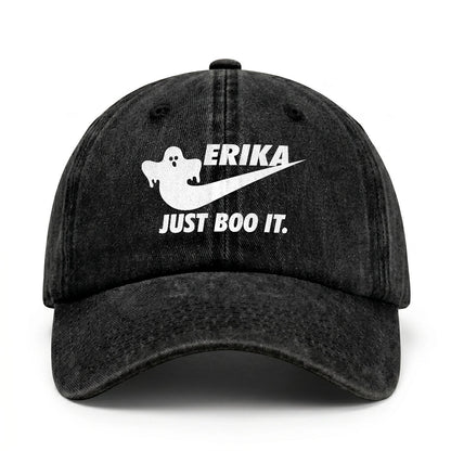 Just Boo It Halloween Washed Cap ERIKA 13K1 C83PF