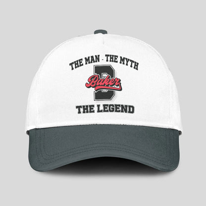 The Man The Myth The Legend Custom Initial Letter And Name Cap BAKER 13K1 C38PF