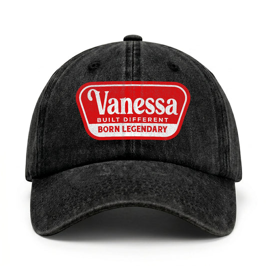 Built Different Born Legendary Red Logo Washed Cap VANESSA 13K1 C63PF