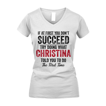 CHRISTINA 13K1-357 If At First You Don't Succeed...