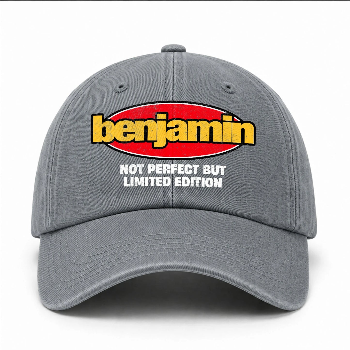 Your Name Not Perfect But Limited Edition Red Logo Washed Cap BENJAMIN 13K1 C84PF