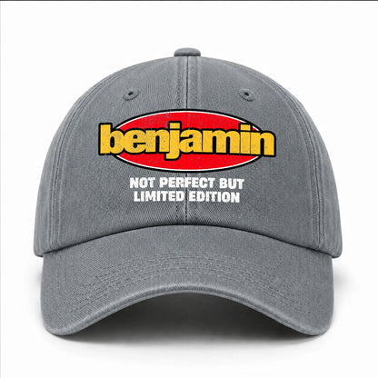 Your Name Not Perfect But Limited Edition Red Logo Washed Cap BENJAMIN 13K1 C84PF