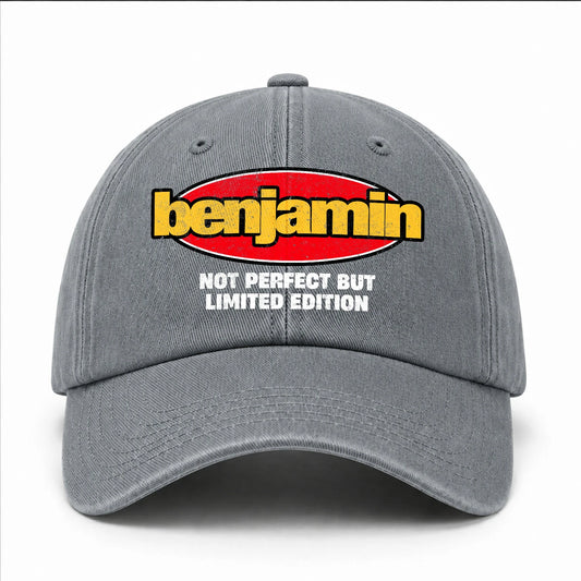 Your Name Not Perfect But Limited Edition Red Logo Washed Cap BENJAMIN 13K1 C84PF