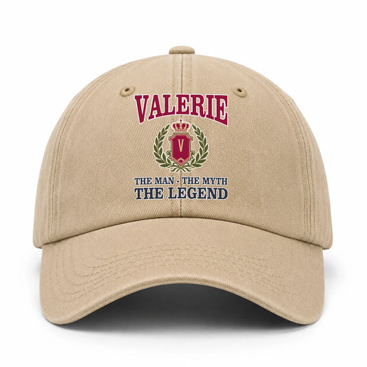 The Man The Myth The Legend Royal Khaki Cap VALERIE 13K1 C116PF