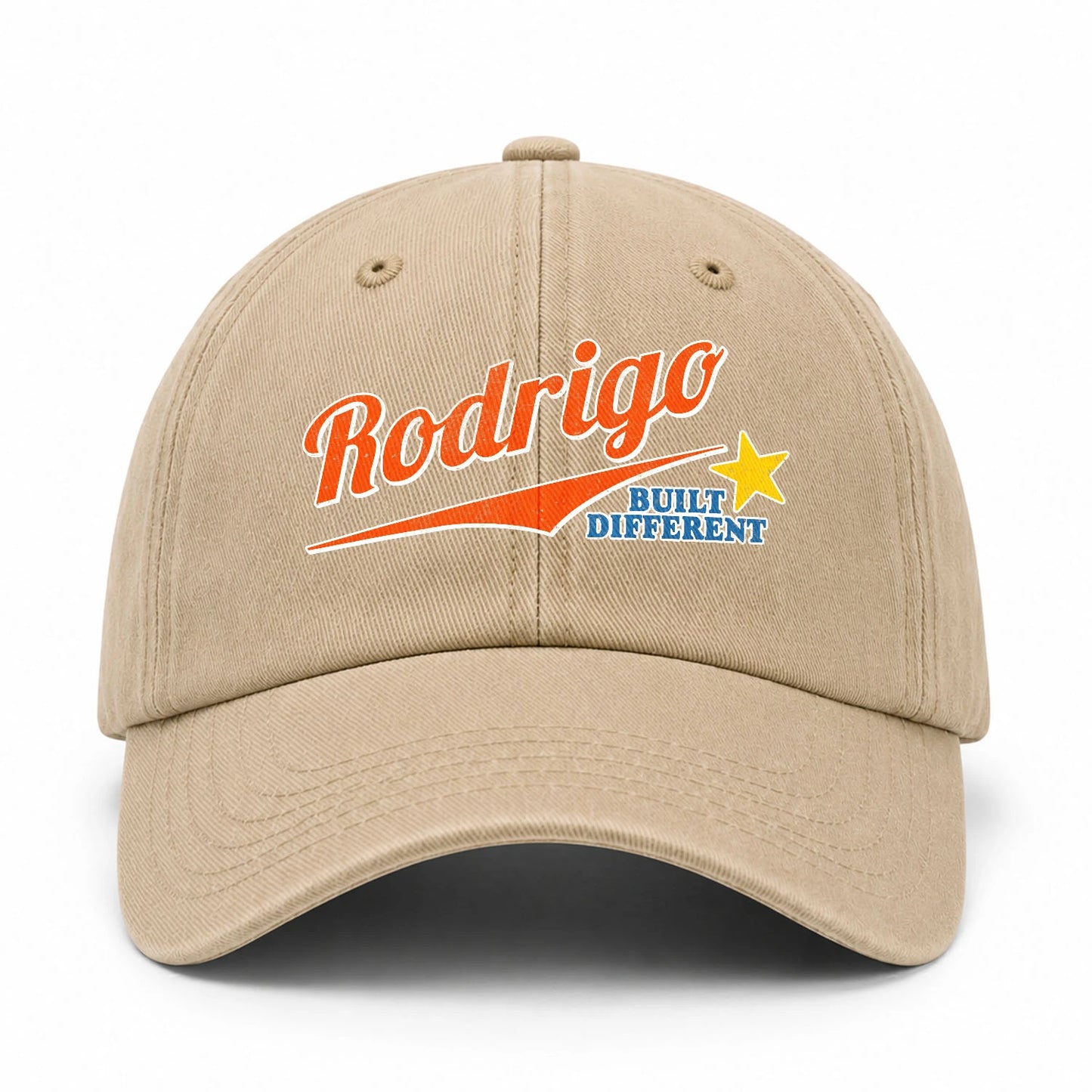 Your Name Built Different Logo Washed Cap RODRIGO 13K1 C56PF